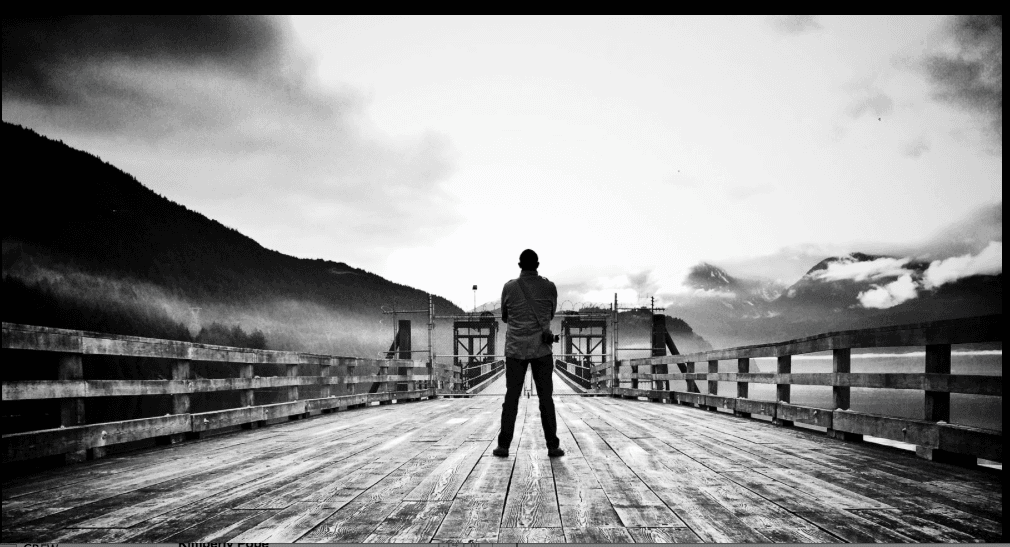 Silhouette on pier — LIGHTwork by KzA